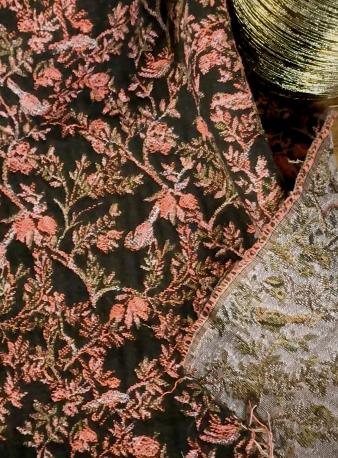 Tissu jacquard Bagatelle - Fabriqué en France