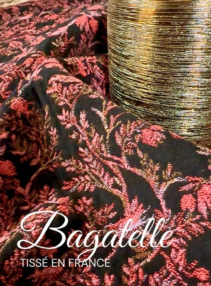 Tissu jacquard Bagatelle - Fabriqué en France