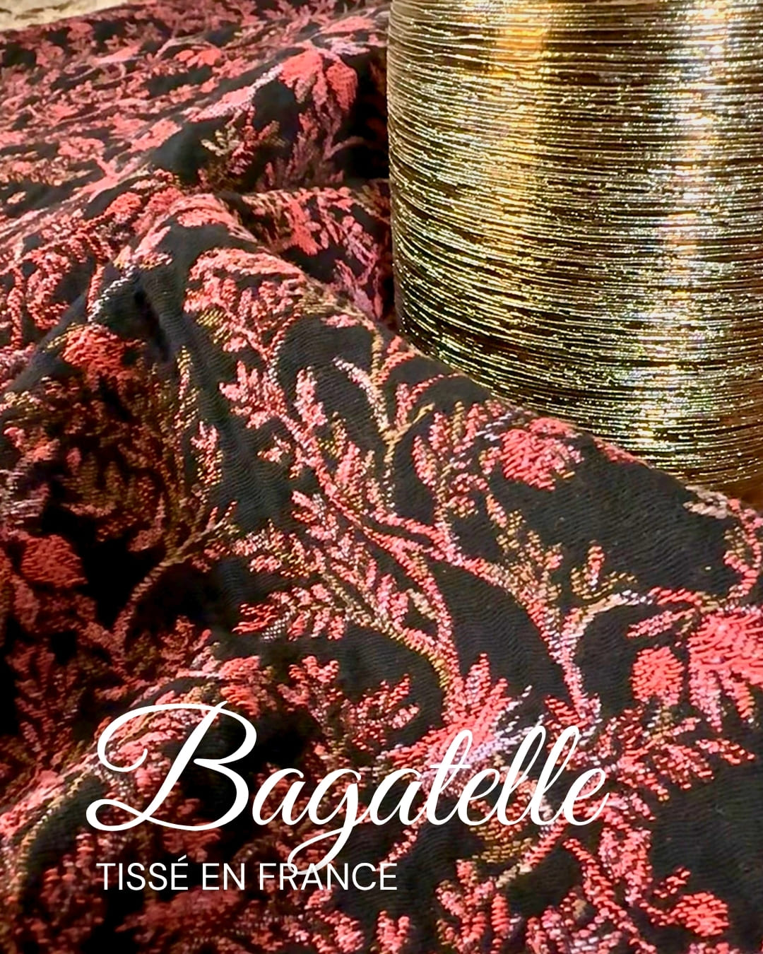Tissu jacquard Bagatelle - Fabriqué en France – Image 11