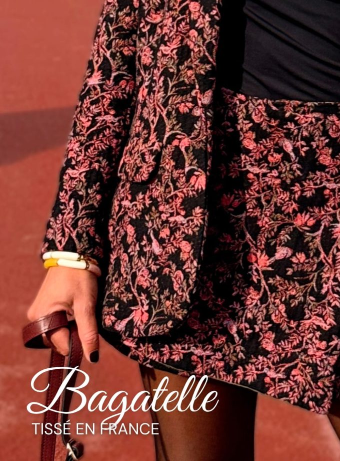 Tissu jacquard Bagatelle - Fabriqué en France