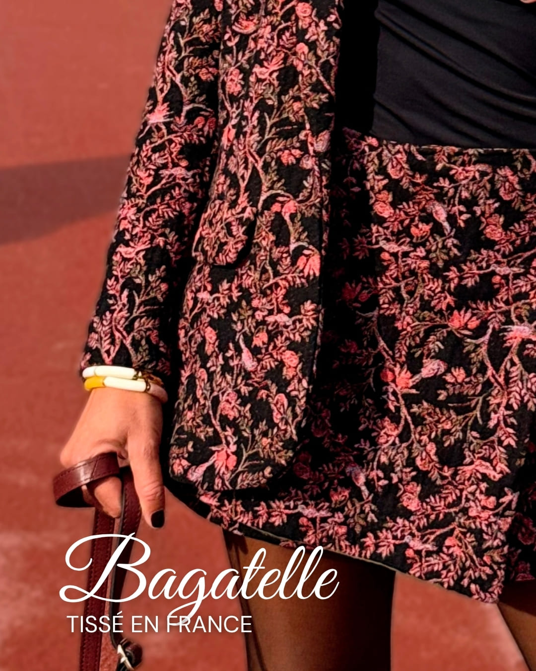 Tissu jacquard Bagatelle - Fabriqué en France – Image 2